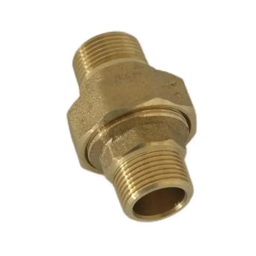 Tubería de agua de latón engrosado de 1/2' DN15 con doble conexión exterior, conexión directa al cableado exterior recto