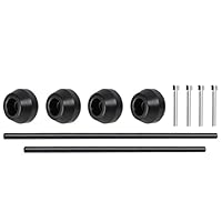 Voor SUZUKI GSXR GSX-R 600 750 GSX-R600 00-05 GSX-R750 01-05 Motorfiets Voor Achteras Sliders Vork Wiel Bescherming Crash Pad Kit Frameschuifregelaar (Kleur : Rear F