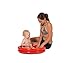Produktbild Smart-Planet Planschbecken Classic - 2-Ring Pool aufblasbar - 60 x 15 cm - Kinderpool - Babypool - Mini Schwimmbecken - Aufstellpool - orange/blau