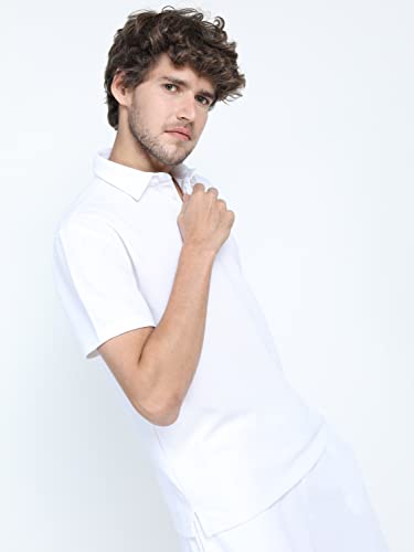 Image of KETCH Men's Polyester Regular Fit Half Sleeve T-Shirt