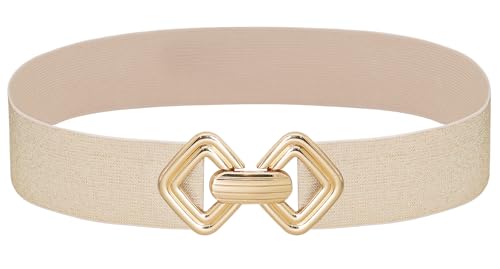 Wide Elastic Belts for Women Stretchy Waist Belt for Dress - Main Image