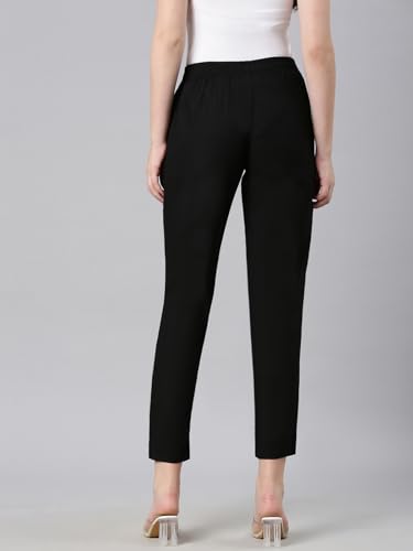Image of TWIN BIRDS Women Viscose Cotton Kurti Pants | Stretch Ethnic Daily Trousers