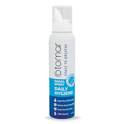 OTOMAR ADULTS DAILY HYGIENE NASAL SPRAY: First with Adjustable Flow 100% Drug Free Fast Mucus and Allergy Relief 125ml