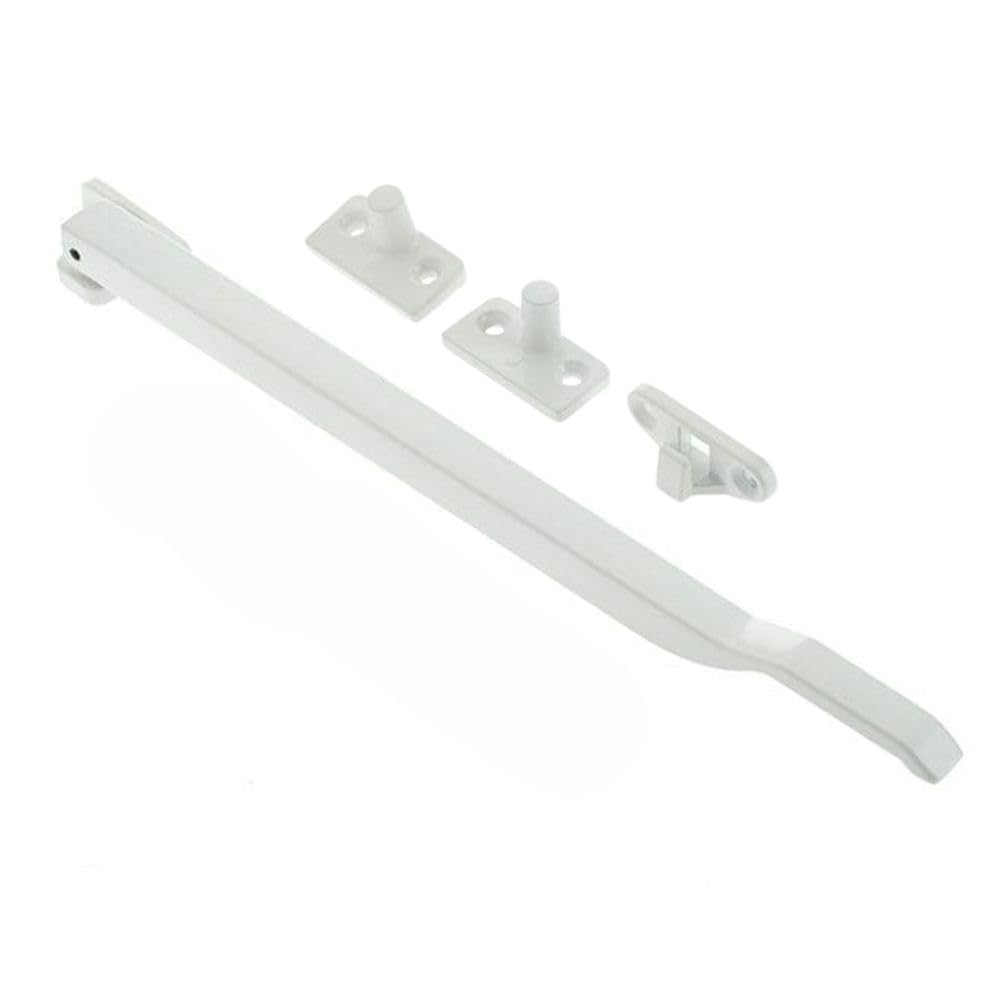White Non-Locking Window Casement Stay