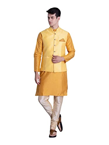 Image of Ethluxis Men's Silk Blend Kurta Set