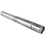 Eingebauter Qualitätsstahl YCX Brunnenpumpe 220V 1HP 0.75KW Wasserpumpe Tauch Tiefbrunnenpumpe Mit Schnur 20M Tiefbrunnenpumpe (220V),Silber