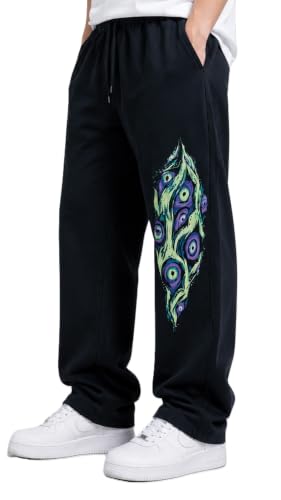 Image of Men Baggy Regular Fit Track Pants