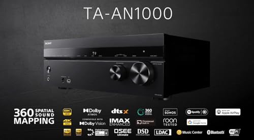 Sony TA-AN1000 7.2 Channel 8K A/V Verstärker, schwarz