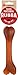 Flamingo Hundespielzeug – Knochen braun – Naturkautschuk – 21 × 6,1 × 4,5 cm