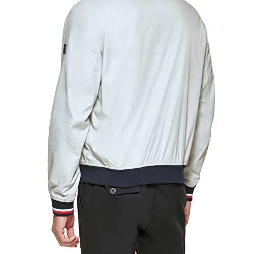 Image of Tommy Hilfiger Men's Lightweight Varsity Rib Knit Bomber Jacket