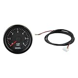 Helilyco Elektrisches Messgerät für Dieselmotor, 52 mm, 0-6000 U/min, Armaturenbrettanzeige, schwarz, 14,8 x 8,5 x 8 cm, für vielseitige Anwendungen
