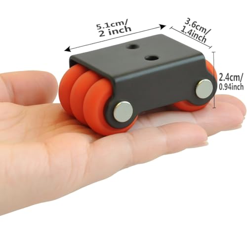 Image of 4pcs Castor Wheel Roller Baby Sixer Fix Caster Wheels Size: 20mm | 150Kg Load Capacity Heavy Duty for Trolley, Furniture, Table, Bed, Office - Pack of 4pcs