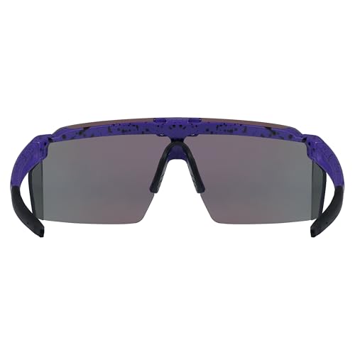 Piranha Eyewear Upland Flip Up Shield Sunglasses for Men with Blue Mirror Lenses and Peripheral Coverage4