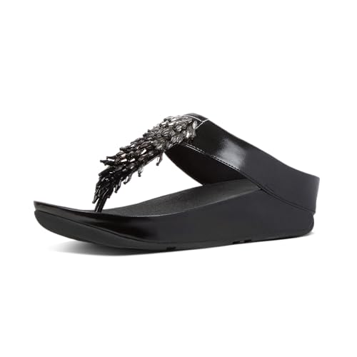 FitFlop Women's Rumba Beaded Toe-Post Sandals