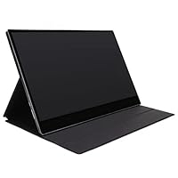 Tragbarer 4K Monitor, 15,6 Zoll UHD 3840 X 2160 USB C Computerbildschirm, IPS Bildschirm mit Zwei Lautsprechern, Laptop Monitor Extender, Externer Monitor für Laptop PC Xbox PS5 Telefon (Schwarz)