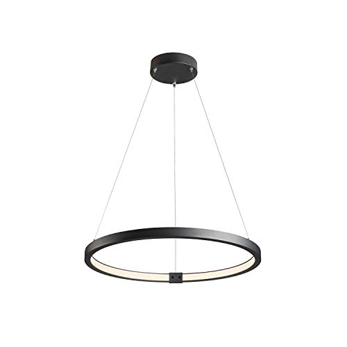 Suspension pour salle à manger LED noire moderne SLV