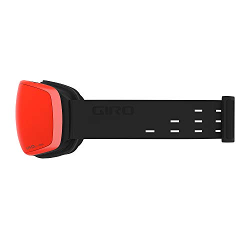 Giro Agent Adult Snow Goggles - Silicone Black Strap With Vivid Ember/Vivid Infrared Lenses (2021) #TOP1