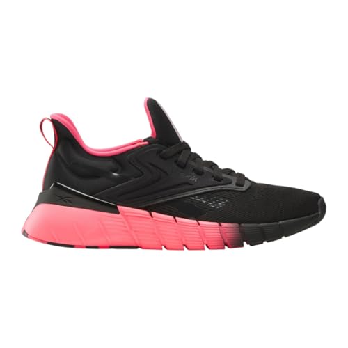 Reebok Women's Nano Gym Sneaker, Black/Pink Blast, 9.5 US