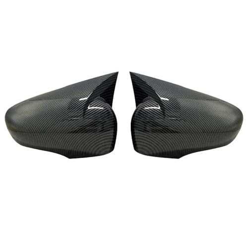 Coques de rétroviseurs Clio 4 effet fibre de carbone style Bat look sportif