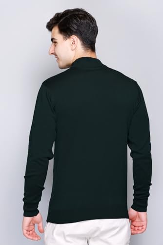 Image of GODFREY Woolen Full Sleeve Sweaters for Men Winter Wear - Turtle Neck Pullover for Men Stylish