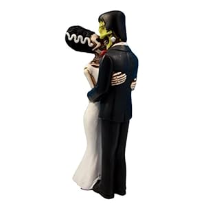 Ebros Day of The Dead Wedding True Love Kiss Skeleton Frankenstein Skull Bride and Groom Couple Figurine Graveyard Macabre Ossuary Halloween Spooky Home Decor Statue Ebros Day of The Dead Wedding True Love Kiss Skeleton Frankenstein Skull Bride and Groom Couple Figurine Graveyard Macabre Ossuary Halloween Spooky Home Decor Statue
