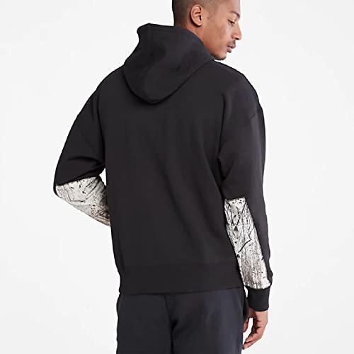 Sweat d'hiver Timberland homme capuche pull chaud empiècement coude - 2