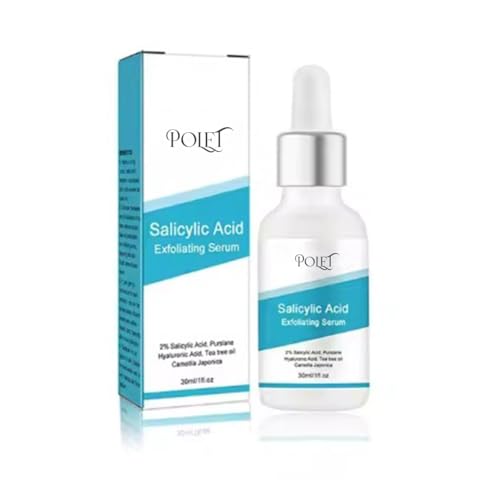 Polet 2% Salicylic Acid Serum For Acne, Blackhead & Open Pores | Shrink Pores, Gentle Exfoliating, Salicylic Acid for Anti Ance, Pimple, Spot, Blackhead |For Women & Men | 1 Fl Oz/30ml