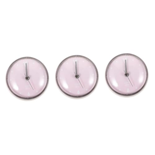Cabilock Pcs Small Bathroom Clock Wall Suction Cup Decor Battery-Operated Display for Bathroom Kitchen