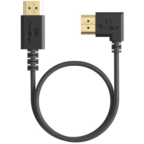 Ya en manzanajugosa.com: Portkeys 8K Cable HDMI Núcleo de Cobre de 3,6 mm, 48Gbps HDMI 2.1 Full PIN, 8K@60Hz 4K@240Hz, HDMI A a A Corto, para PS5, Apple TV, Proyector, Sony A7SIII, Canon C300 (Cable 30cm)