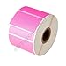 for 2.25 x 1.25 Direct Thermal Pink Color 10) Rolls