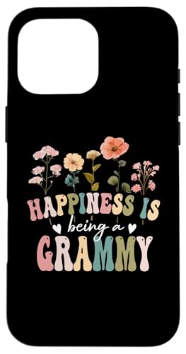 Happiness is Being a Grammy Floral Grammy Mother's Day X}zP[X iPhone 16 Pro Max p