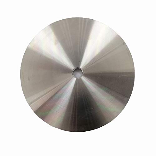iDili Gemstone Grinding Machine Aluminum Polishing Disc 150MM/200MM Flat Abrasive Wheel for Gemstone Grinding Machine Gem Faceting Machine (Outer diameter: 150MM(6 Inch))