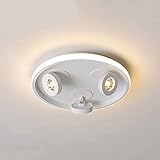 LUOFDCLDDD Fitlight3-Light Light Lámpara de Techo Led Fitlight Lightlightifurce, Iluminación de Puntillas de Acento de Techo de 3 Vías Ajustable, Focos de 35W Superficial Montados en Superficie, Luce