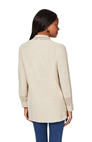 Image of Foxcroft Women's Long Sleeve Mixedstitch Cardigan