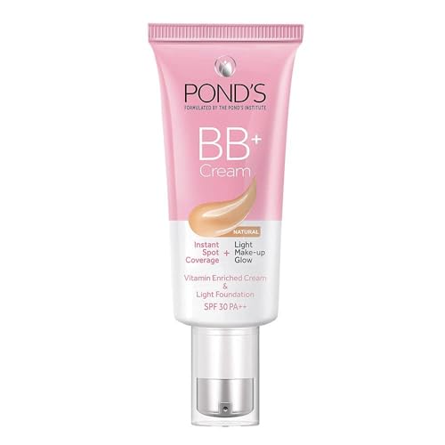 POND-S BB+ Cream, Natural Shade, Light Coverage with Glow Effect, 30g