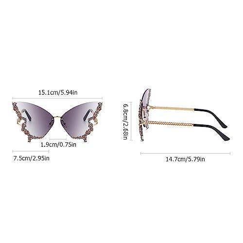 Women's Butterfly Shaped Sunglasses Unisex Stylish Outdoor Classic Protection Summer Sunglasses 20254