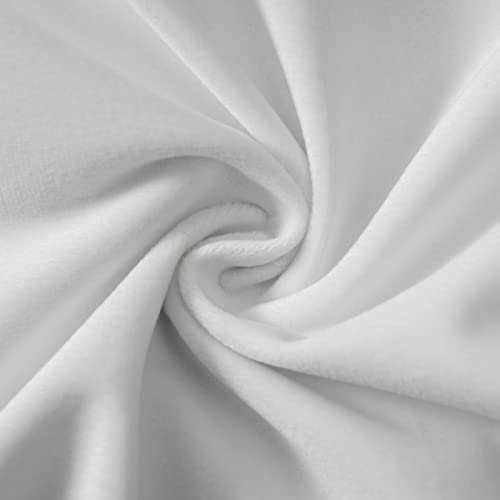 Image of JUSPURBET 16x16 Decorative Velvet Throw Pillow Covers Cases Set of 2,White | Modern Soft Cushion Covers with Hidden Zipper for Couch Sofa Bed Living Room Bedroom Home Decor