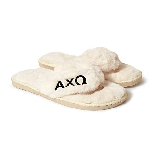 Sorority Shop Alpha Chi Omega Fuzzy Slippers Women