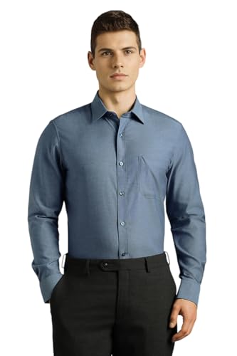 Men's Regular Fit Easy to Iron Everyday wear Premium Cotton Full Sleeve Solid Formal Shirt