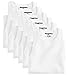 Different Touch 6 Pack Men's Big and Tall Muscle Ribbed Tank Tops A-Shirts Underwear Shirts (US, Alpha, 5X-Large, Big, Tall, White)