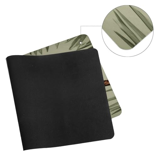Couple Parrots Olive Mouse Pad grande antideslizante miniatura 7