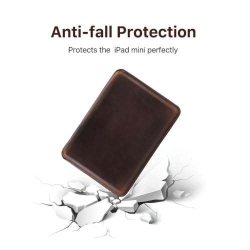 Image of CONTACTS Full Grain Leather 16 inch Laptop Case Slim Laptop Sleeve | Compatible with MacBook Pro 16.2 inch, Handmade, Brown