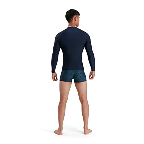 Camiseta Rash Top Hombre Speedo de manga larga y protección solar 4