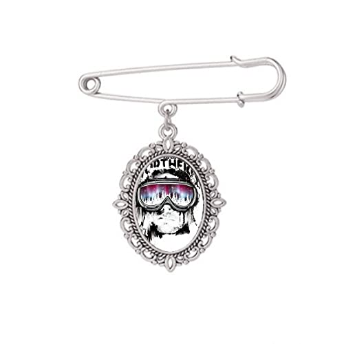 Broche pour lunettes de ski Graffiti Street avec fixation stable taille M