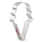 LILIAO Ice Cream Cone Cookie Cutter (Two Scoop)