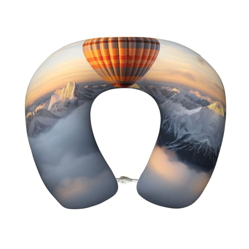 Almohada en U espuma viscoelástica tamaño único negro miniatura 1