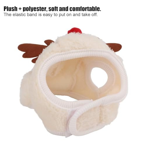 Sombrero de invierno navideño para perro ajustable miniatura 4