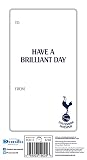 TOTTENHAM TO011 kartka urodzinowa, tłoczona, herb Hotspur, wielokolorowa, 22,9 x 12,7 cm