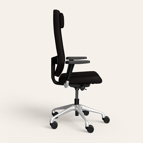 Image of Interio by Godrej Marvel Full Back Leatherette Executive Chair Black Ink