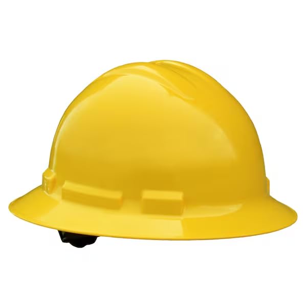Hard Hat, HDPE, Type 1, Class E, Yellow, Mfr: QHR4-YELLOW-A